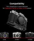 Dope Silicone L-Shape Handgrip for Fuji X-T30 Series Cameras With Built-In Quick Release Plate for Arca-Swiss Mounts compatibility