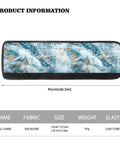 Refrigerator Door Handle Covers Set Of 2 Non Slip Blue Gold Marble Kitchen Appliance Decor with dimensions 41cm x 13.5cm