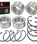 Heavy Duty Front And Rear Wheel Bearings 44x72x33mm With Ring Clip For RZR 900 1000 Turbo RS1 XP S 4 All Models 2011 2020 Replacement Kit