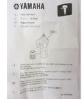 OEM Primary Fuel Filter For Specific Vehicle Part 6D8-WS24A-00-00 instruction sheet showing diagram and Yamaha logo.