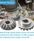 2 Pack Table Saw Bevel Gear Replacement Fits DWE7480 DCS7485B shown with gears and quality features