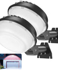 Go To 150W LED Barn Light Dusk To Dawn Outdoor Flood Light With Photocell 21000 Lumens IP65 Waterproof Daylight 5000K 2 Pack