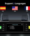 Mixed Denomination Money Counter With Supports 120 Currency Programs and Touch Screen, language display in English, Spanish, French