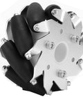 Omni Directional 100mm Steel Mecanum Wheels Set For RC Robot Car With Nine Rubber Rollers And Aluminum Alloy Chassis Drive Wheels