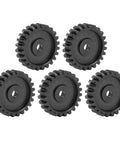 Five Pieces Steel Servo Spur Gear Set With 24 Tooth Internal Spline And 0.8 Module For Precision Drive Systems Built Tough Industrial Gears