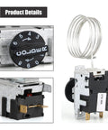 Upgraded True Freezer Temperature Control Kit With Fridge Knob Thermostat For 077B Series Refrigerator Parts Patent Pending