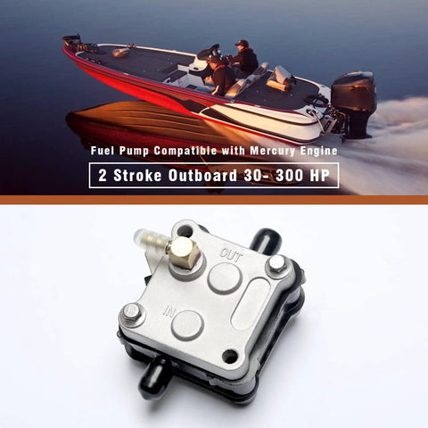 Beefed Up Fuel Pump For Outboard 2 Stroke Marine Engine Replacement Compatible With 30 40 45 55 65 75 80 90 100 125 150 175 200 250 300 HP Performance Ready Part