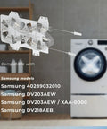 Dryer Heating Element Replacement For Samsung Dryers Exact Fit Plug And Play Easy Install Nickel Chrome Alloy Winding For DV40J3000EW