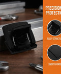 Two Pack Black Alloy Flatbottom Latches With Keyless Toggle For Wood Chests And Display Cases, DIY Quick Access Hardware