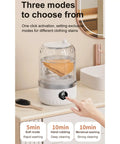 Slick Portable Laundry Wash Cup For Travel And Business Trips Compact Clothes Cleaner with three cleaning modes on display.