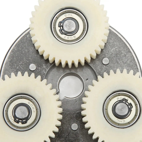 Beefed Up Electric Bike Motor Planetary Gear Set 36T Solid Gear 47.5mm Nylon Gears With Bearing 88mm Steel Clutch Spare Transmission Kit