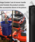 Front Bar Handle For Zero Turn Mower Easy Install Mounting Kit With 5 Gallon Bucket Bracket Holder No Drill Clamp