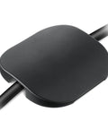 EV Charger Cable Protector for Garage Door Pass Heavy Duty Shield shown shielding cable, black TPU material.
