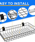 Four Pack Extra Large Slatwall Baskets For PVC Slatwall Panels Hanging Wire Storage Bins 24 By 12 By 4 Inches Ventilated Organizer