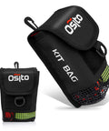 Compact Dive Mesh Gear Bag With Swivel Clip And D Ring, Small Dry Pocket Pouch showing mesh detail and brand logo