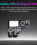 K2 Pro And K2 Plus Filament Detection Board For 3D Printers, Photoelectric Filament Break Sensor Replacement, Runout Sensor That Saves Filament, Compatible With K2 K2 Pro And K2 Plus Models, Easy Direct Install Part, black PCB