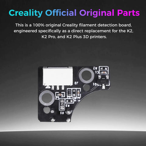 K2 Pro And K2 Plus Filament Detection Board For 3D Printers, Photoelectric Filament Break Sensor Replacement, Runout Sensor That Saves Filament, Compatible With K2 K2 Pro And K2 Plus Models, Easy Direct Install Part, black PCB