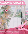 12 Pack Pink 3 5 Inch Nylon Spring Clamps Tough As Nails Heavy Duty Plastic Clips With Secure Hold Built For Backdrop Stands Craft Sessions And Pro Studio Needs holding balloon decorations.