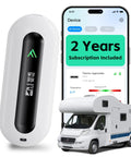 4G Remote Temperature And Humidity Monitor With Power Outage Alerts For RVs Vacation Homes And Server Rooms App Controlled No Wifi Required Includes Two Year Cellular Service for RV use