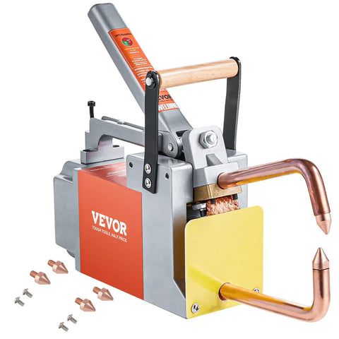 Portable 1/8 Inch Spot Welder With 1.5KVA Input Capacity, Handheld Welding Gun for Steel Sheet Metal, Pro Grade Lightweight Machine