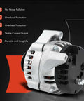 Beefed Up 105 Amp 12V Alternator For 4.3L GM V6 SUVs And Trucks 1998 To 2000 Blazer S10 Jimmy Sonoma Astro Isuzu Hombre Bravada Safari Oldsmobile Fits 1998 2000 Chevy GMC Family Vehicles Clockwise 6 Groove Pulley, shown with features like overload and overheat protection