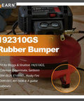 Heavy Duty Rubber Feet For Air Compressors Generators And Pressure Washers Anti Vibration Isolator Mounts image on equipment