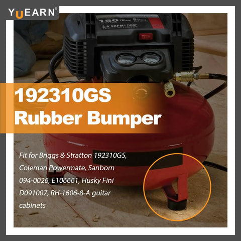 Heavy Duty Rubber Feet For Air Compressors Generators And Pressure Washers Anti Vibration Isolator Mounts image on equipment
