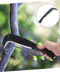 Weeding Sickle Scythe Hoe Garden Tool For Mowing And Harvesting Workhorse Heavy Duty Agricultural Tool in use on a branch