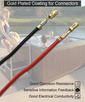 Temperature Sensor Replacement 6600 167 For Spa And Hot Tub With Gold Plated Contacts O Ring Box End Connector Shown
