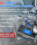 PWM DC Motor Speed Controller 12V To 30V 10A Variable Speed Regulator with display and terminal cable