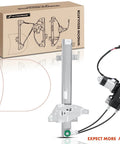 Power Window Regulator With Motor Replacement For Buick Century 1997 2005 Regal Oldsmobile Intrigue 1998 2002 Rear Left Driver Side Easy Fit OE Replacement shown with packaging