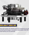 Close-up of Rear Wheel Bearing And Hub Assembly Drop In Direct Fit For 2004 2010 Infiniti QX56 Rear Models, 2005 2012 Nissan Armada