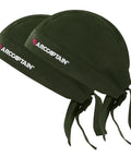 2 Pack Welding Do Rag Cap For Men Olive Green XL Fireproof Flame Resistant Cotton Welding Hat With Protective Safety Shield