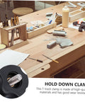 T Slot Clamp Quick Act Hold Down Clamp For Woodworking And Carpentry On T Track Systems Heavy Duty Aluminum Alloy CNC Machined