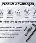 Beefed Up Trailer Gate Latch Kit For Carry On Utility Trailers 819T Spring Replacement Heavy Duty Gate Repair Kit diagram
