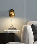 Gold Plug In Wall Sconces Set Of 2 Industrial Vintage Boho Adjustable Lighting Fixtures With E26 Sockets for bedside lamp
