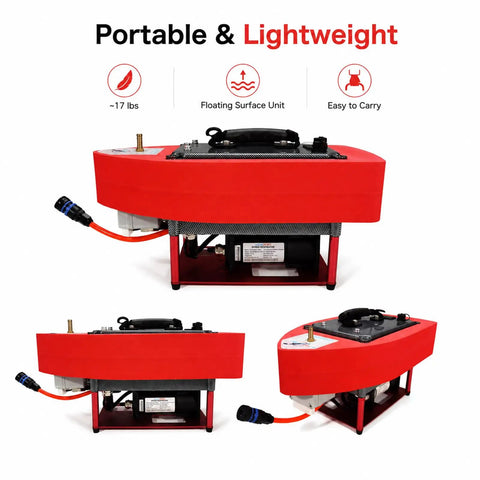 Tankless Scuba Diving System For Easy Underwater Breathing Portable Rechargeable Lung Tank No Fuss Lightweight Dive Gear