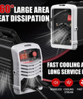 MMA300 Electric Arc Welder Stick Welder showing heat dissipation and cooling features with compact design and handle