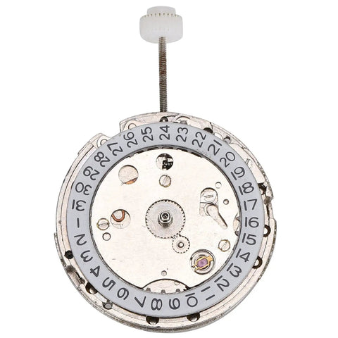 2813 Mechanical Watch Movement Replacement Part DG2813 Automatic Movement, durable metal construction, white date ring visible