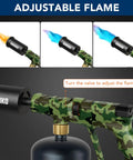 Propane Kitchen Torch Head With Adjustable Flame For Cooking, BBQ, Sous Vide, And Steak Searing, Kickass Blow Torch