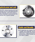 Drop In Front Wheel Hub And Bearing Assembly 515073 For Dodge Ram 1500 2002 2003 2004 2005 5 Lug ABS Front Left Or Right Replacement Easy Install Durable Wheel Hub Bearing Kit close-up view