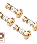 Anti Backlash Nut For 8mm Acme Lead Screws 2mm Pitch T8 Style Brass and Stainless Steel Pack of 4