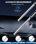 Two Pack Pencil Tire Pressure Gauge Built To Last With Ten To Seventy Five PSI Range Three Measurement Units PSI KPa And Bar