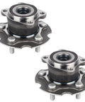 2 Pack Rear Wheel Hub Bearing Assembly Fit For 2015-2017 Lexus NX200t AWD, 2018-2019 NX300 AWD, 2015-2019 NX300h AWD, And 2006-2018 Toyota RAV4 AWD 4WD Replacement For Smooth, Quiet Ride; Visible are two hub bearings with bolts