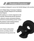 Kohler Engine Linkage Retaining Bushing Replacement 2515808S 25 158 08 S 6 Pack Black Aftermarket Durable Part For A Smooth No Fuss Motion In Small Engine Systems. Black plastic throttle linkage bushing for Kohler engines