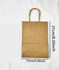 Bulk Kraft Paper Gift Bags 30 60 150 Pack Recyclable Party Favor Bags For Birthday Gifts Candy Treats Reusable Compostable