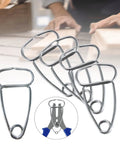 Heavy Duty 5 Piece Miter Clamp Set With Spring Loaded Stainless Steel Pliers Clips For Woodworking Projects Picture Moldings And Trim Work, stainless steel