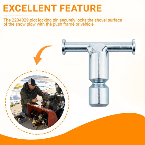 Heavy Duty Shear Pin And Plow Locking Pin Replacement 2204829 Fits Polaris Titan And Utility Rigs Swaps In Quick Handles Stiff Snow Loads With Zero Sweat Runs Solid Through Winter Days