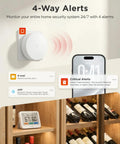 WiFi Thermometer Hygrometer 5-In-1 Temperature And Humidity Monitor with alerts and large LCD display in wine cellar