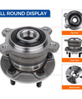 Ford Escape Lincoln MKC Rear Wheel Bearing Hub Replacement